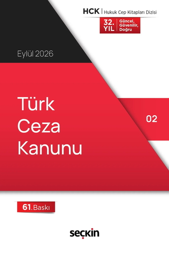 Türk Ceza Kanunu - Seçkin Yayınevi Kanun Metinleri Eylül 2026