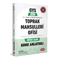 GYS Toprak Mahsulleri Ofisi Ortak Alan Konu Anlatımlı Data Yayınları 2024