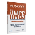  HMGS Türk Hukuk Tarihi Ders Notları Monopol Yayınları 2025