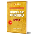 KPSS A Grubu Borçlar Hukuku Konu Anlatımlı A Kadro Yayınları 2024