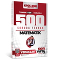  KPSS Son Viraj Serisi Matematik 500 Soruda Genel Tekrar Kampı Yediiklim Yayınları 2026
