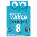 8. Sınıf Türkçe Yaprak Test Nitelik Yayınları