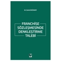  Franchise Sözleşmesinde Denkleştirme Talebi - M. Zahid Doğanay