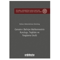 Ganaim-i Bahriye Mahkemesinin Kuruluşu, Teşkilatı ve Yargılama Usulü - Rıdvan Abdurrahman Demirtaş