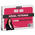  MEB AGS AGS Sözel Yetenek Video Kafa Notlar Hoca Kafası Yayınları 2027