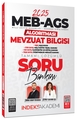  MEB AGS Algoritması Mevzuat Bilgisi Soru Bankası İndeks Akademi Yayınları 2025