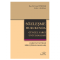 Sözleşme Hukukunda Güncel Yargı Uygulamaları - Umut Yeniocak