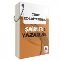 Türk Edebiyatında Şairler ve Yazarlar Kartları Delta Kültür Yayınları