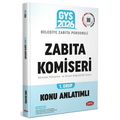  GYS Belediye Zabıta Personeli Zabıta Komiseri 1. Grup Konu Anlatımlı Data Yayınları 2026