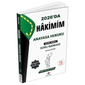  HAKİMİM Anayasa Hukuku Açıklamalı Soru Bankası Dizgi Kitap Yayınları 2026