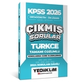  KPSS Ortaöğretim Önlisans Türkçe Konularına Göre Çıkmış Sorular Yediiklim Yayınları 2026
