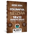  KPSS Genel Kültür Coğrafya SEİZMA 18x12 Deneme Sınavı Yediiklim Yayınları 2024