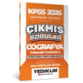  KPSS Ortaöğretim Önlisans Coğrafya Konularına Göre Çıkmış Sorular Yediiklim Yayınları 2026