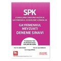 SPK Gayrimenkul Mevzuatı Deneme Sınavı - Şenol Babuşcu, Adalet Hazar, M. Oğuz Köksal