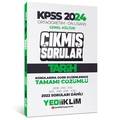 KPSS Ortaöğretim Önlisans Tarih Konularına Göre Çıkmış Sorular Yediiklim Yayınları 2024