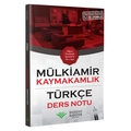  MÜLKİAMİR Kaymakamlık Türkçe Ders Notu Başkent Kariyer Yayınları 2021