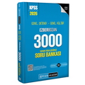  Ezberbozan KPSS GY-GK 3000 Soru Bankası Pegem Akademi Yayınları 2026