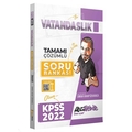 KPSS Vatandaşlık Tamamı Çözümlü Soru Bankası Hocawebde Yayınları 2022