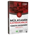 MÜLKİAMİR Kaymakamlık Türkiye Ekonomisi Ders Notu Başkent Kariyer Yayınları 2021