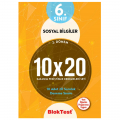  6. Sınıf 10x20 Sosyal Bilgiler 2. Dönem Kazanım Pekiştirme Denemeleri Seti Tudem Yayınları