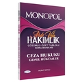 Ahde Vefa Hakimlik Ceza Hukuku Genel Hükümler Soru Bankası Monopol Yayınları 2023