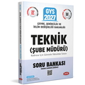  GYS Çevre, Şehircilik ve İklim Değişikliği Bakanlığı Teknik Şube Müdürü Soru Bankası Data Yayınları 2027