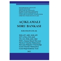 Açıklamalı Soru Bankası - Hacı Bayram Çolak Ağustos 2021