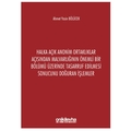  Halka Açık Anonim Ortaklıklar - Ahmet Yasin Bölücek