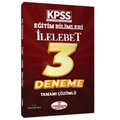  KPSS Eğitim Bilimleri İlelebet Çözümlü 3 Deneme Yönerge Yayınları 2023