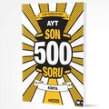  AYT Kimya Son 500 Soru Hız Yayınları 2020