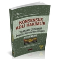  Kelepir Ürün İadesizdir - KONSENSUS Adli Hakimlik 10 Deneme Savaş Yayınları Eylül 2021