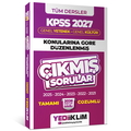  KPSS Genel Yetenek Genel Kültür Konularına Göre Tamamı Çözümlü Çıkmış Sorular Yediiklim Yayınları 2027