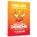  KPSS Ortaöğretim Önlisans Fasikül Yıldız 3 Deneme Yediiklim Yayınları 2024