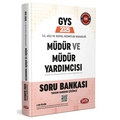  GYS T.C. Aile ve Sosyal Hizmetler Bakanlığı Müdür ve Müdür Yardımcısı Soru Bankası Data Yayınları 2025