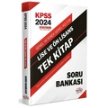 KPSS Lise ve Önlisans Tek Kitap Soru Bankası Editör Yayınları 2024
