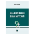  İcra Müdürlüğü Sınavı Mevzuatı - Kübra Altun