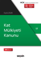  Kat Mülkiyeti Kanunu - Seçkin Yayınevi Kanun Metinleri Eylül 2026