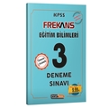 KPSS Eğitim Bilimleri Frekans Tamamı Çözümlü 3 Deneme Sınavı Kariyer Meslek Yayınları