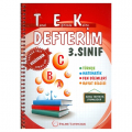 3. Sınıf TEK Defterim Test ve Sınav Ekli Palme Yayınları