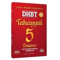  DHBT Tahayyül 5 Deneme Çözümlü Mustafa Çoban, Adem Çoban 2021