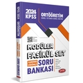 KPSS Ortaöğretim Modüler Fasikül Karekod Çözümlü Soru Bankası Data Yayınları 2024