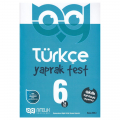 6. Sınıf Türkçe 24 Yaprak Test Nitelik Yayınları