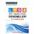 LYS-4 Tarih Coğrafya Felsefe 10 lu Deneme Seti Aday Akademi Yayınları
