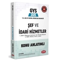  GYS T.C. Aile ve Sosyal Hizmetler Bakanlığı Şef ve İdari Hizmetler Konu Anlatımı Data Yayınları 2025