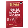 KPSS Yeni Nesil Paragraf Denemeleri 9x20 Kariyer Meslek Yayınları