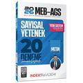  MEB AGS Sayısal Yetenek 20 Deneme Tamamı Çözümlü İndeks Akademi Yayınları 2026