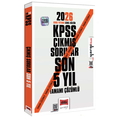  KPSS GK-GY Tüm Dersler Tamamı Çözümlü Son 5 Yıl Çıkmış Sorular Yargı Yayınları 2026