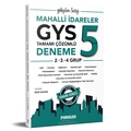  Mahalli İdareler GYS 2. 3. 4. Grup için 5 Çözümlü Deneme Sınavı Paragon Yayınları