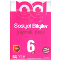  6. Sınıf Sosyal Bilgiler 24 Yaprak Test Nitelik Yayınları