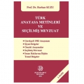 Türk Anayasa Metinleri ve Seçilmiş Mevzuat - Burhan Kuzu